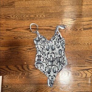 Out from Under (Urban Outfitters) Snakeskin Print Bodysuit